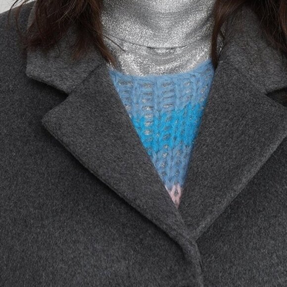 Selected Femme Wool Blend Coat Grey –XS - Picture 4 of 16